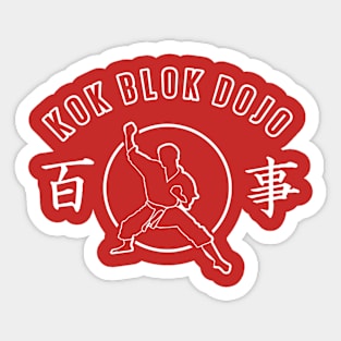 Kok Blok Dojo Sticker